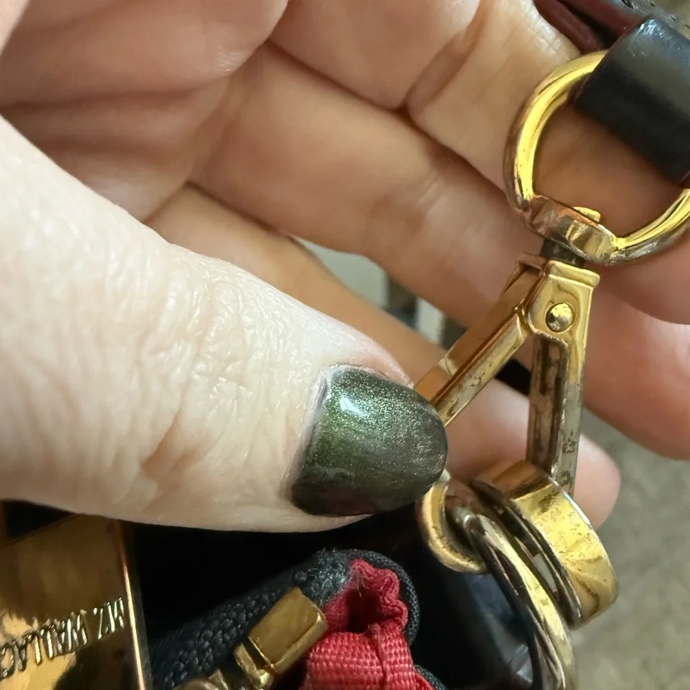 Stylish Black MZ Wallace bag nylon leather - Picture 8 of 11